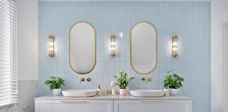 najmodniejsze wnętrza mozaika cecile raw decor w łazience trendy 2024 aranżacje domu